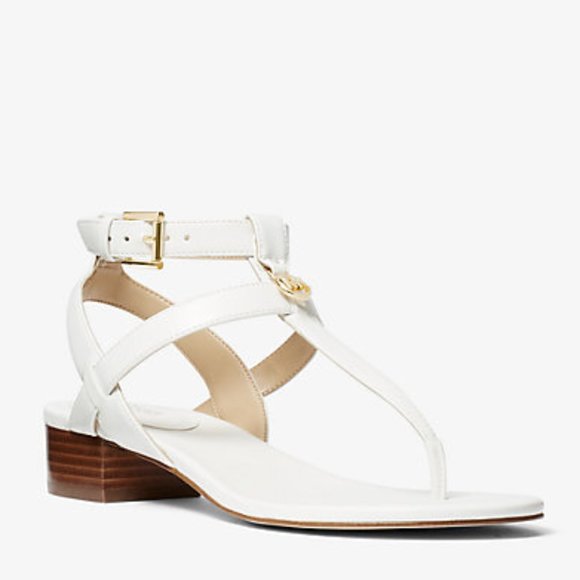 Michael Kors Sasha Woven Leather Sandal 8 and 8.5 - Picture 1 of 9